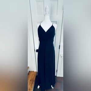 Elegant Navy Maxi Dress